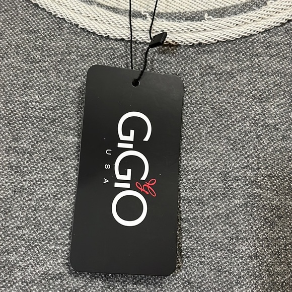 GiGiO gray sweatshirt dress. Size Small. NWT - Picture 3 of 12